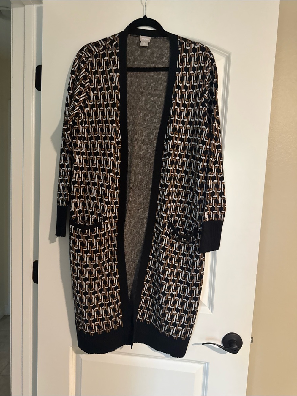 Chicos Long Open-Front Women's Cardigan Sweater SET